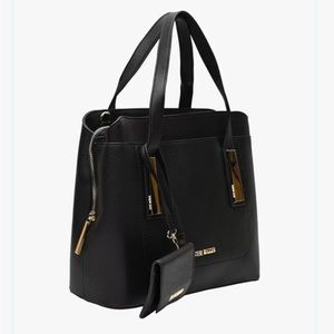 Steve Madden Bgramer Black Satchel Bag New